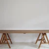 Pamono Large Vintage Trestle Table, 1940s> Worktables & Workbenches
