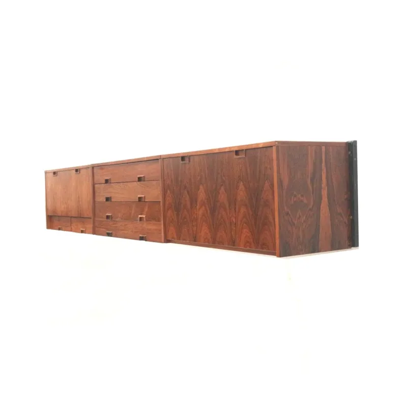 Pamono Large Vintage Wall Sideboard System, 1960s> Sideboards & Buffets
