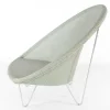 Pamono Large Vintage Wicker and Chrome Chair, 1970s> Lounge Chairs & Armchairs
