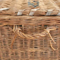 New Pamono Large Vintage Wicker Theatre Prop Basket Trunk