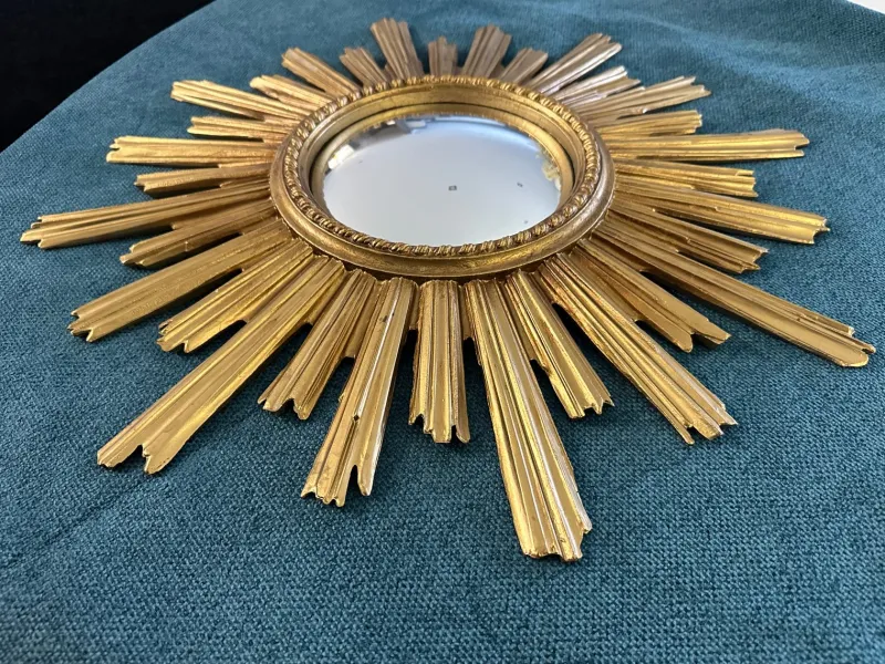 Best Pamono Large Vintage Witch's Eye Sun Mirror, 1960s
