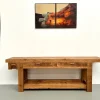 Pamono Large Vintage Workbench in Oak, 1970s> Worktables & Workbenches