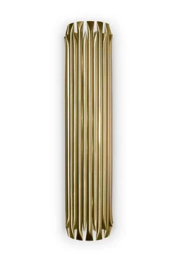 Pamono Large Wall Light In Brass With Brushed Nickel Finish