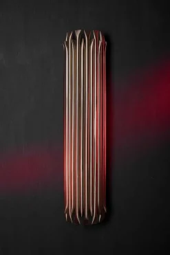 Pamono Large Wall Light In Brass With Brushed Nickel Finish