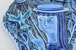 Clearance Pamono Large Wall Relief in Glazed Ceramic by Gunnar Nylund for Rörstrand