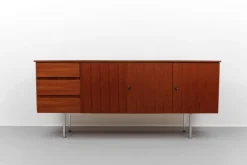 Sale Pamono Large Walnut Sideboard, 1960s