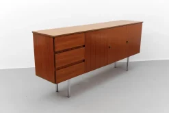 Sale Pamono Large Walnut Sideboard, 1960s