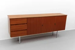 Sale Pamono Large Walnut Sideboard, 1960s