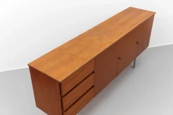 Sale Pamono Large Walnut Sideboard, 1960s