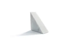 Best Pamono Large White Carrara Marble Triangular Bookend from FiammettaV Home Collection