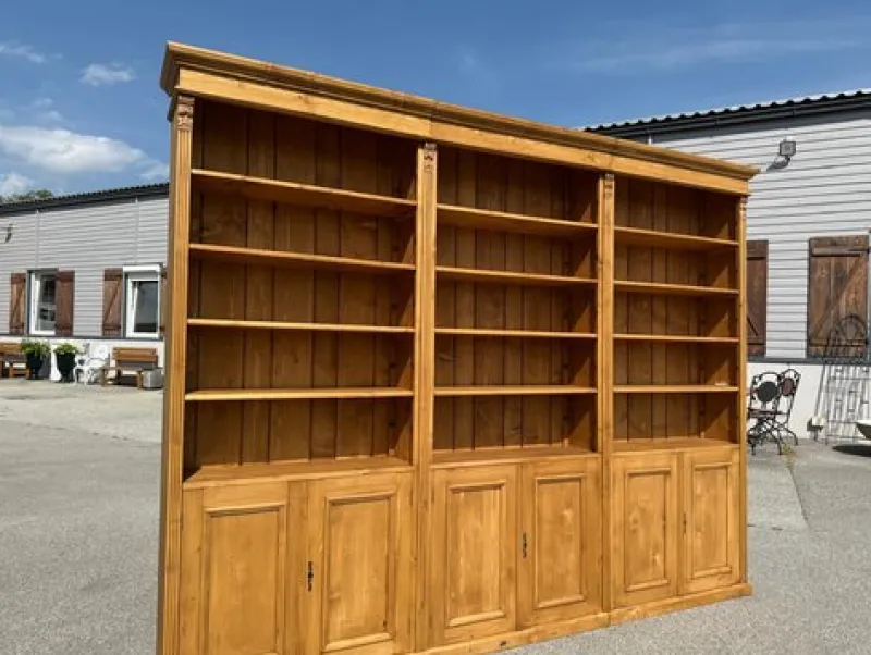 Pamono Large Wilhelminian Farmhouse Bookshelf> Shelves & Wall Units