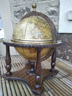 Discount Pamono Large World Globe or Globe Ice Bucket, 1970s