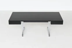 Outlet Pamono Large Writing Desk in Black by Theo Tempelman for AP Originals, Netherlands, 1960s