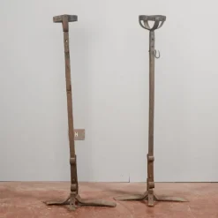 Discount Pamono Large Wrought Iron Pedestals for Warming Dishes, Set of 2