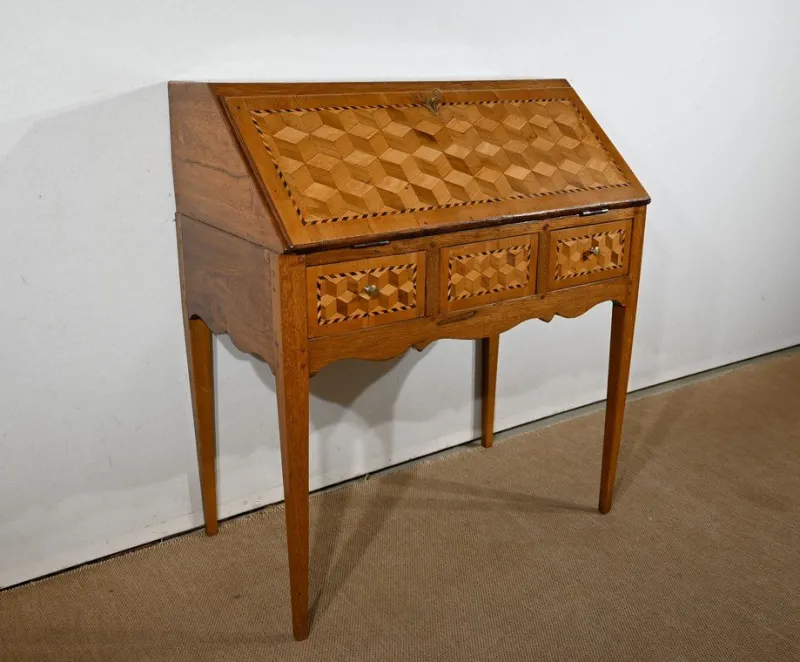 Pamono Late 19th Century Directoire Style Oak Secretaire> Secretaires
