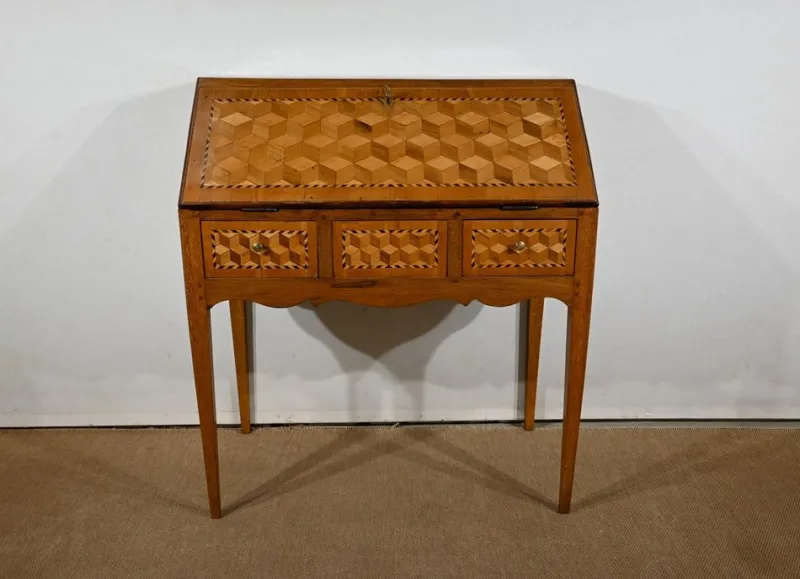 Pamono Late 19th Century Directoire Style Oak Secretaire> Secretaires