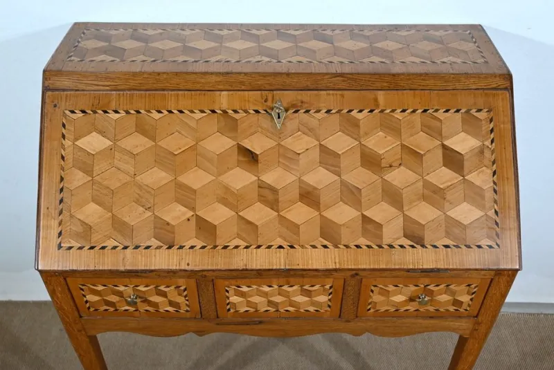 Pamono Late 19th Century Directoire Style Oak Secretaire> Secretaires