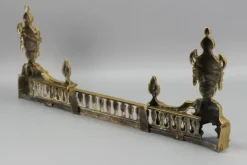 Online Pamono Late 19th Century French Bronze Fireplace Fender Set, 1890s, Set of 3