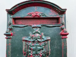 Outlet Pamono Late 19th Century French Cast Iron Post Office Mailbox , 1890s