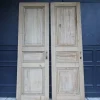 Pamono Late 19th Century French Pine Doors, 1890s, Set of 2> Architectural Elements