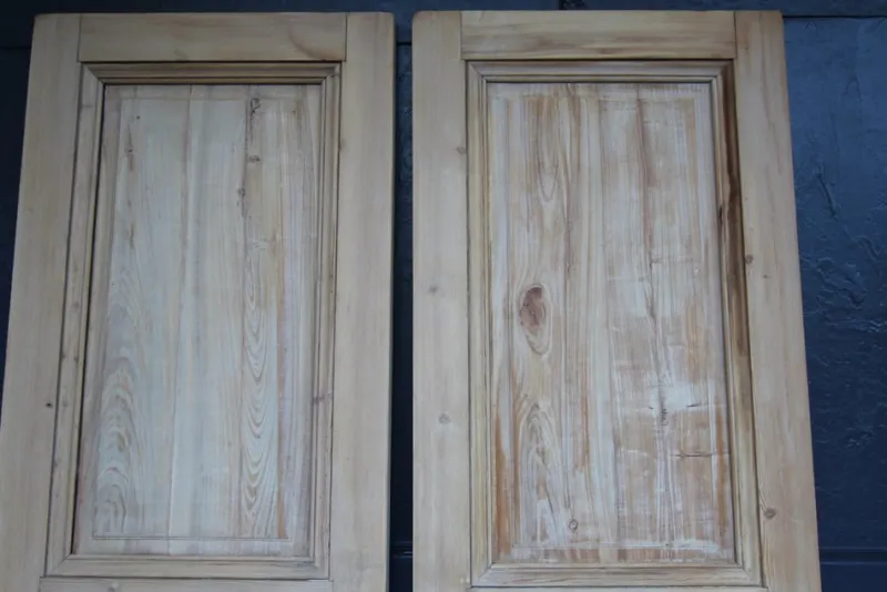 Pamono Late 19th Century French Pine Doors, 1890s, Set of 2> Architectural Elements