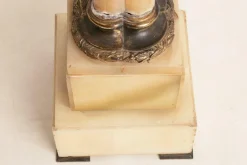 New Pamono Late 19th Century French Renaissance Onyx Plinth with Gilt Bronze Mounts