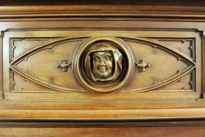 Pamono Late 19th Century Gothic Revival Fireplace> Fireplaces And Mantels