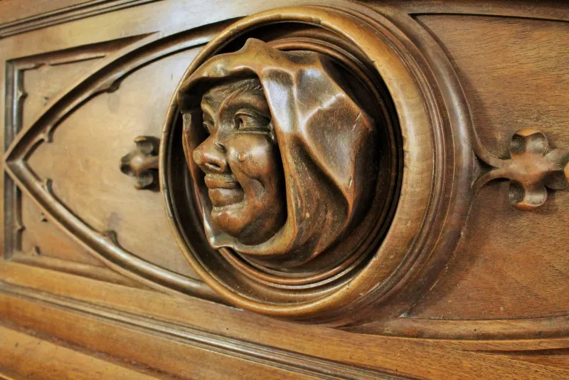 Pamono Late 19th Century Gothic Revival Fireplace> Fireplaces And Mantels