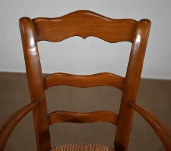 Outlet Pamono Late 19th Century High Chair in Solid Cherrywood