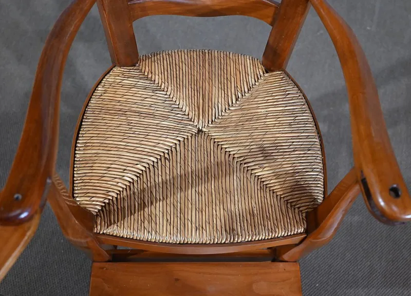 Outlet Pamono Late 19th Century High Chair in Solid Cherrywood