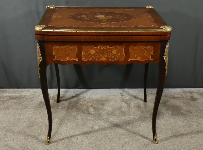 Pamono Late 19th Century Louis XV Mahogany Games Table> Game Tables