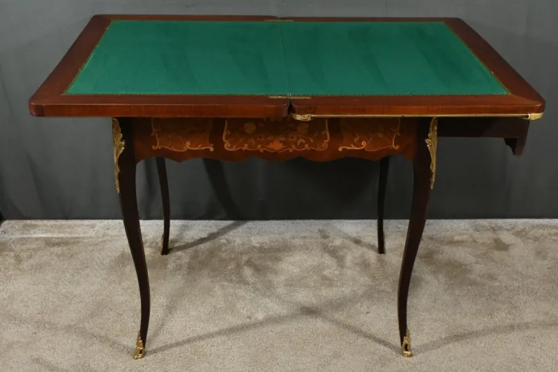 Pamono Late 19th Century Louis XV Mahogany Games Table> Game Tables