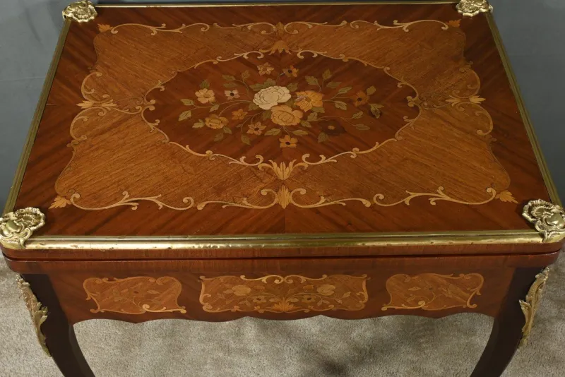 Pamono Late 19th Century Louis XV Mahogany Games Table> Game Tables