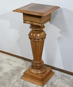 Pamono Late 19th Century Louis XVI Style Walnut Column><noscript><img width=