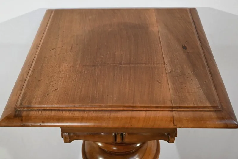 Pamono Late 19th Century Louis XVI Style Walnut Column> Pedestals And Columns