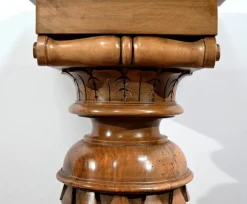 Pamono Late 19th Century Louis XVI Style Walnut Column><noscript><img width=