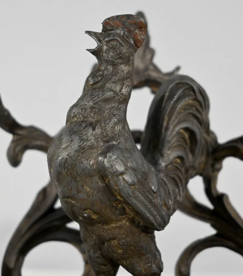 New Pamono Late 19th Century Pewter Inkwell from A.Bossu, 1890s