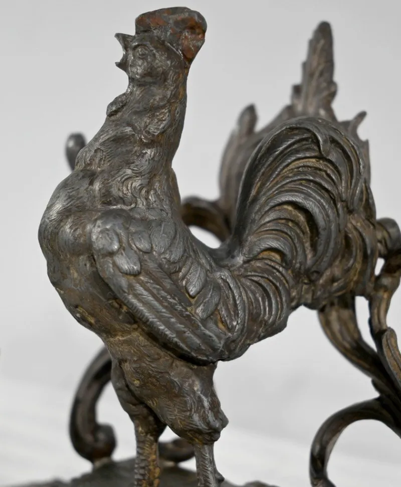 New Pamono Late 19th Century Pewter Inkwell from A.Bossu, 1890s