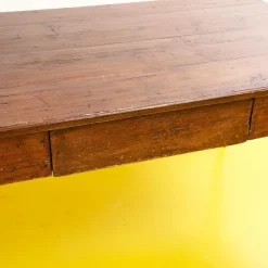 Pamono Late 19th Century Rustic Wooden Kitchen Table in Original Patina> Dining Tables & Sets