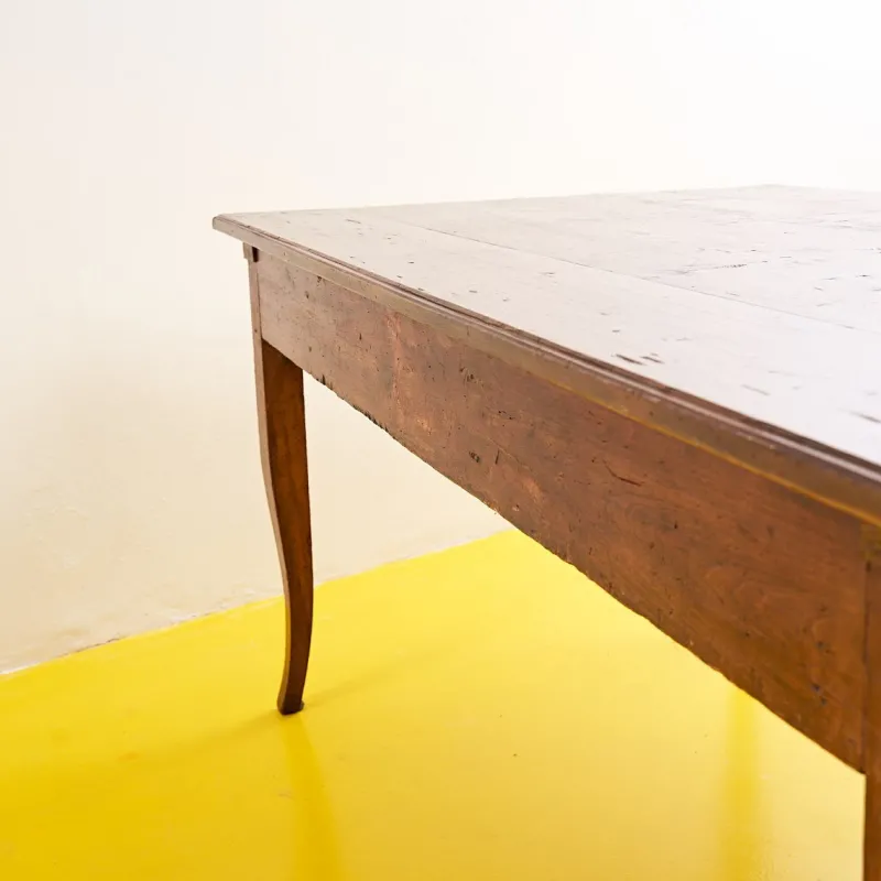 Pamono Late 19th Century Rustic Wooden Kitchen Table in Original Patina> Dining Tables & Sets