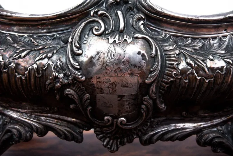 Pamono Late 19th Century Silver Jardiniere, France> Planters And Jardiniere