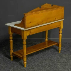 Discount Pamono Late Victorian Pine Washstand with Marble Top