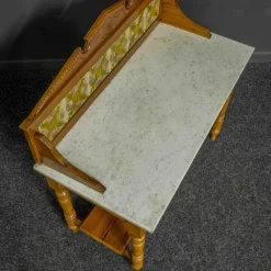 Discount Pamono Late Victorian Pine Washstand with Marble Top