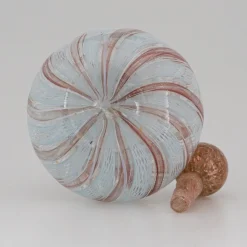 Outlet Pamono Latticino Murano Glass Perfume Bottle, Venice, Italy