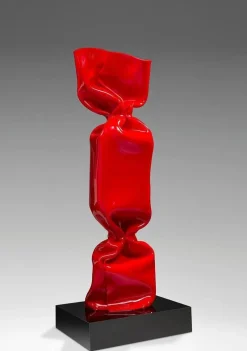 Pamono Laurence Jenkell, Wrapping Bonbon Red, Sculpture Model A, Acrylic Glass> Sculpture