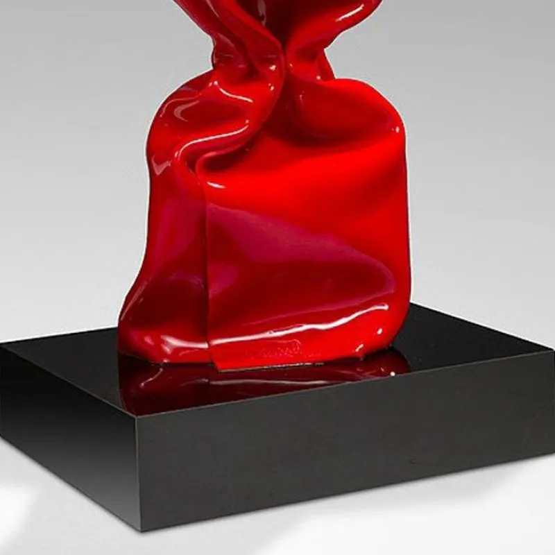 Pamono Laurence Jenkell, Wrapping Bonbon Red, Sculpture Model A, Acrylic Glass> Sculpture