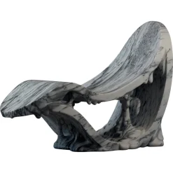 Pamono Lay Down Chaise Lounge in Pele De Tigre Marble by Manta
