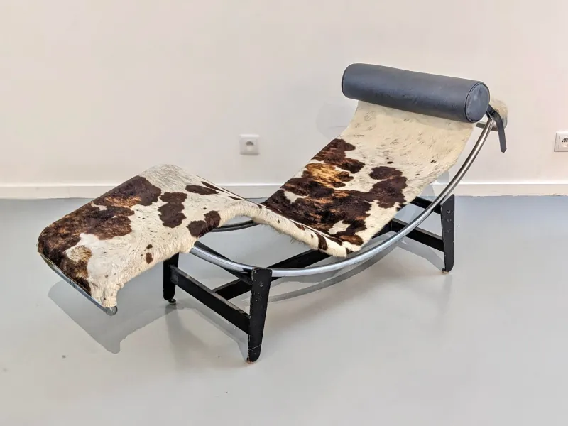 Discount Pamono LC4 Chaise Longue by Le Corbusier and Charlotte Perriand for Wohnbedarf edition, 1952