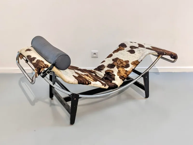 Discount Pamono LC4 Chaise Longue by Le Corbusier and Charlotte Perriand for Wohnbedarf edition, 1952