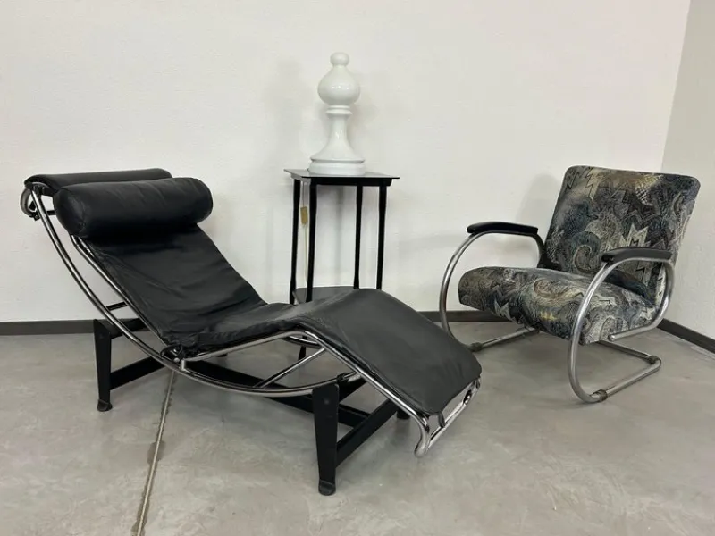 Clearance Pamono LC4 Chaise Lounge by Le Corbusier for Casina, 1980s